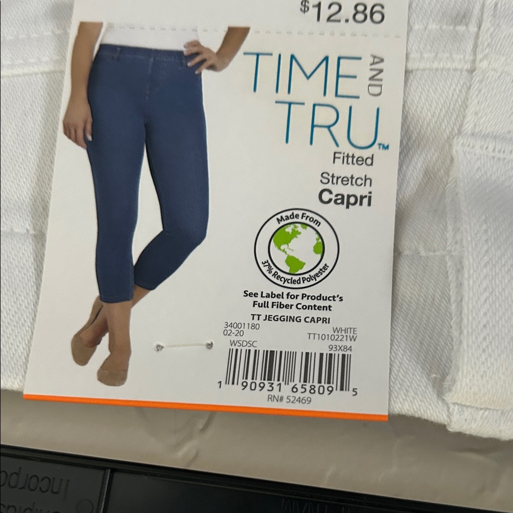 Time and Tru White Women's Pants - Picture 4 of 5